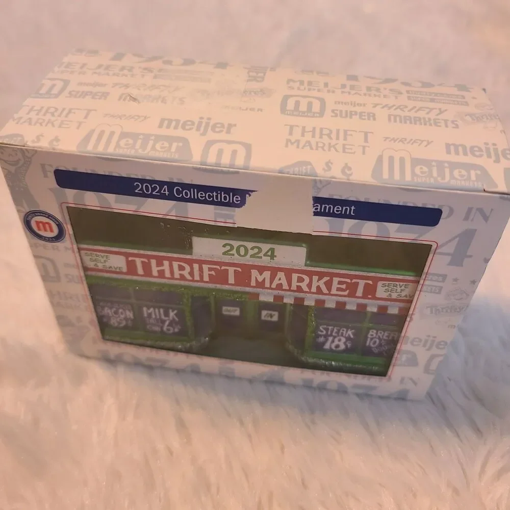 Meijer Super Markets 2024 Collectible Meijer Ornament Thrift Market  Storefront